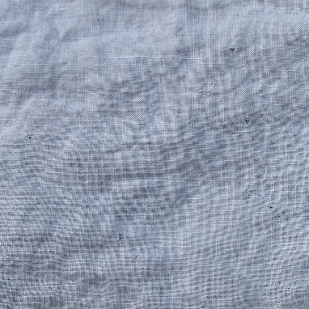 Vintage tablecloth handmade embroidered linen 54 x 81